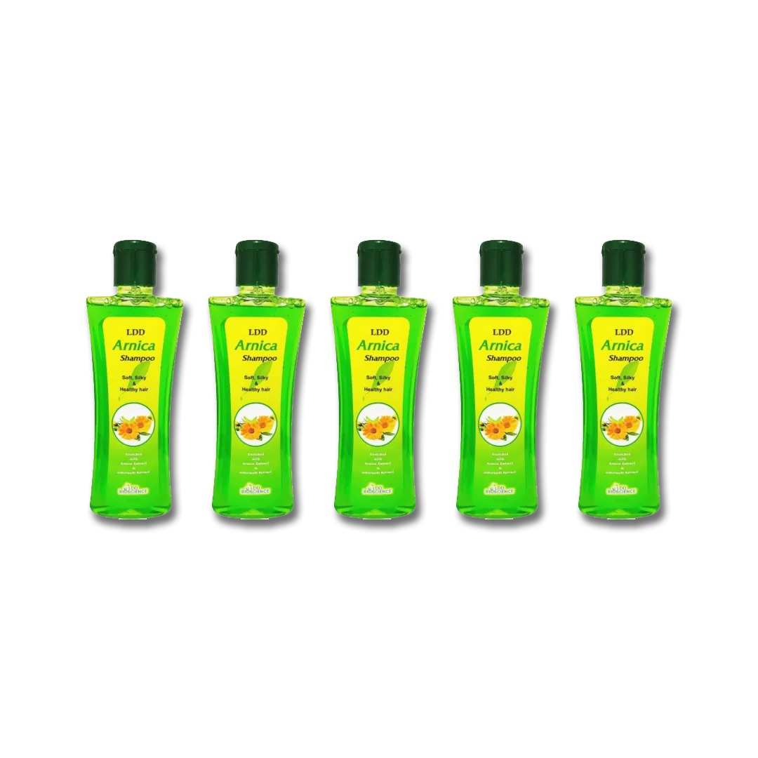 LDD Bioscience Arnica Shampoo 1ltr  pack of 5 200ml each