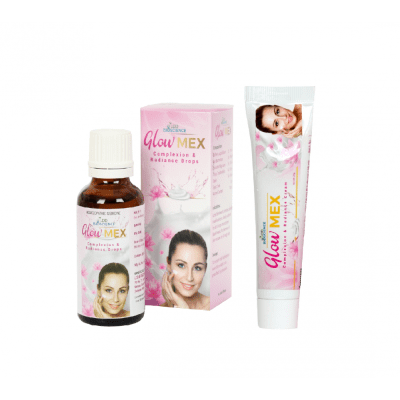 Glow Mex Complexion & Radiance Drops + Cream combo pack 30ml.+25gm.