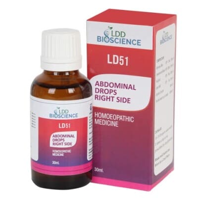 LD 51 ABDOMINAL DROPS RIGHT SIDE 30 ML.