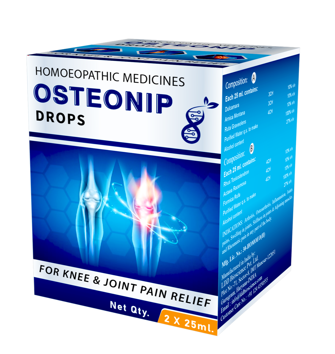 LDD Bioscience Osteonip Drops For Knee & joint pain relief