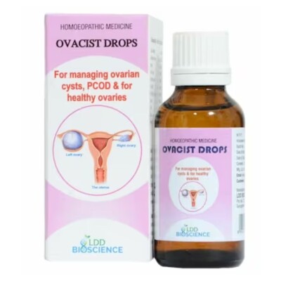 LDD Bioscience Ovacist Drops for Managing Ovarian Cysts, PCOD & For Healthy Ovaries - 30 ml