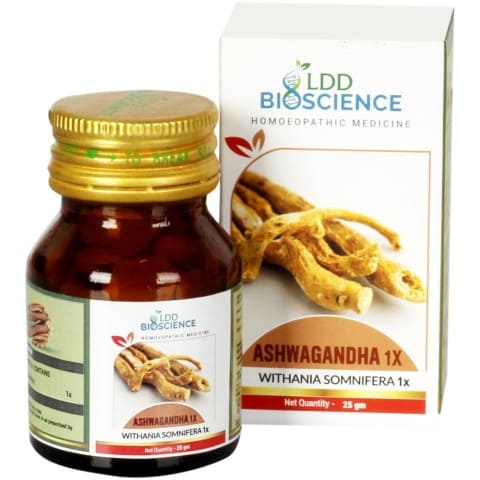 ASHWAGANDHA 1X TABLETS (25GM)