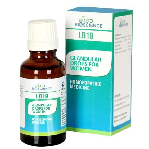 LD 19 GLANDULAR DROPS FOR WOMEN 30 ML.