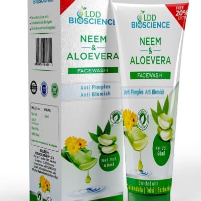 Neem and Aloevera Facewash 60 ml.
