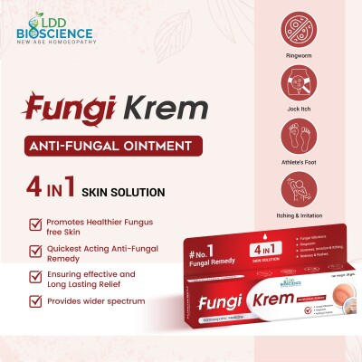 Fungikrem Anti Fungal Remedy Rapid Relief Against Ringworm & Fungal Infection
